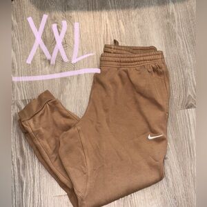 Men Nike sweatpants- Brown